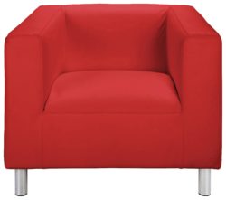 ColourMatch - Moda Chair - Poppy Red